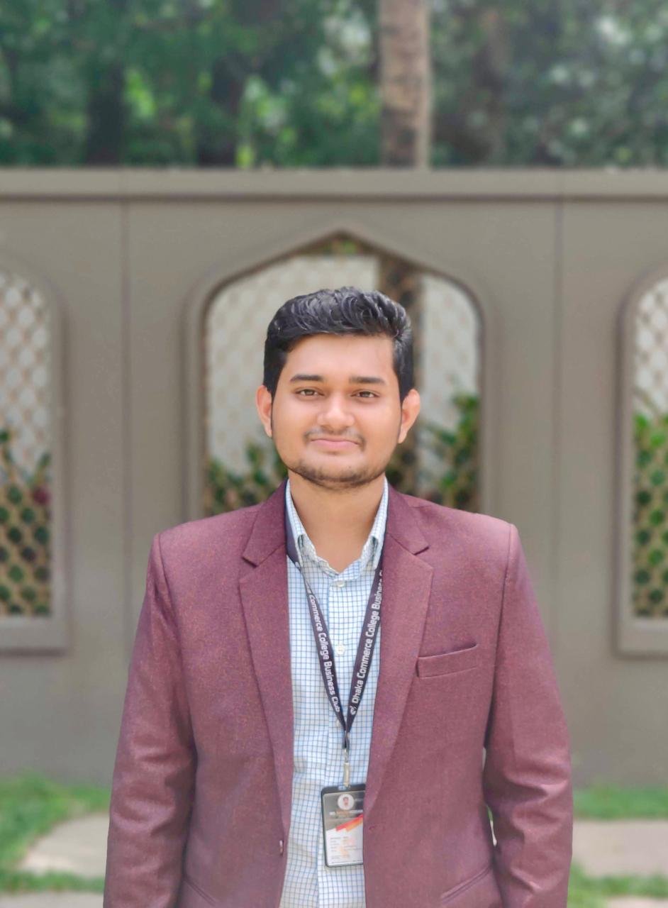 MD. Shazid Hosssin - Former Vice-President of DCC Business Club (2021–23)